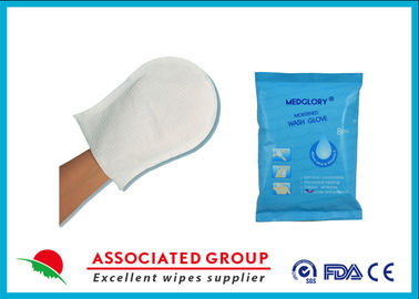 Disposable Rinse Free Wet Wash Gloves For Body Cleaning And Sterilizing