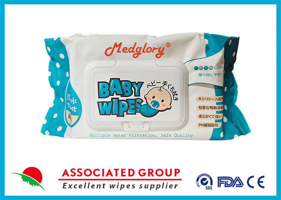 80 Pcs Baby Wet Wipes For Sensitive Skin With Aloe And Vitamin E
