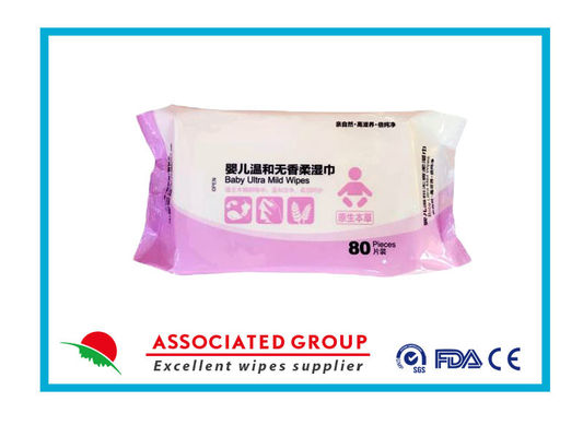 45gsm Ultra Mild Xylitol Extract Baby Wet Wipes