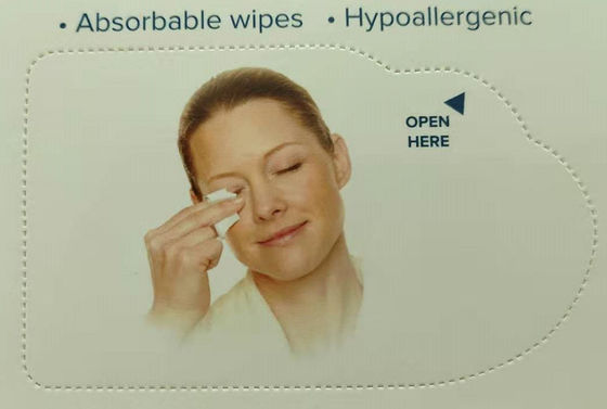Hypoallergenic Absorbable Dry Wipes Small Round Great Massage Feeling