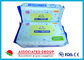 Plain Spunlace Disposable Dry Wipes Nonwoven Fabric For Cleaning Body / Hand