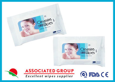 Cleansing Makeup Remover Wipes Flushable Hypoallergenic PH Balanced Vitamine E Additive