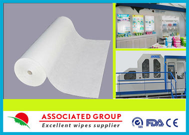 70% PET Spunlace Nonwoven Fabric Lint Free Wet Wipes Raw Materials
