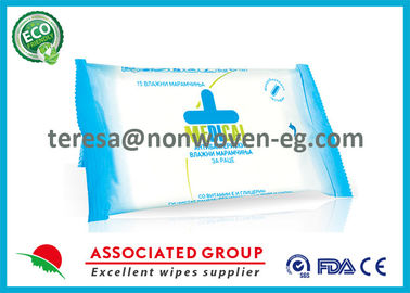 Unscented Antibacterial Wet Wipes Alcohol Free Clean Hands Face With Essential Oils