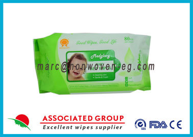 Portable Individually Wrapped Baby Wipes Organic Family Pack 80Pcs