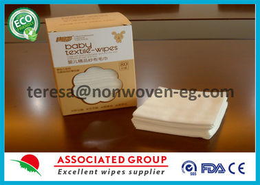 Non Woven Disposable Dry Wipes Unscented Highly Absorbent Airlaid White Color