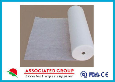 50% Viscose Healthy Non Woven Cloth Cross Lapping Soft Hygeian White