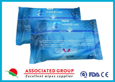 Aqua Waterless Wet Wash Glove Pack of 8 Dermatological Tested & Paraben Free