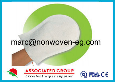 Hospital Microwavable Pre Moistened bathroom cleaning gloves Incontinence Care
