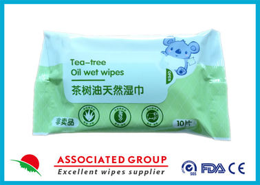 Tea - Tree Oil Natural Wet Wipes Easy Carrying With Two Years Warranty
