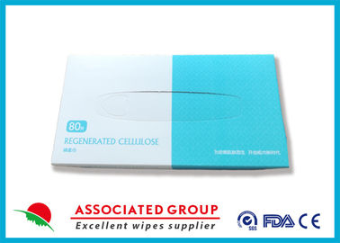 Soft Cotton Dry Disposable Wipes Regenerated Cellulose For Personal Care / Object Surface