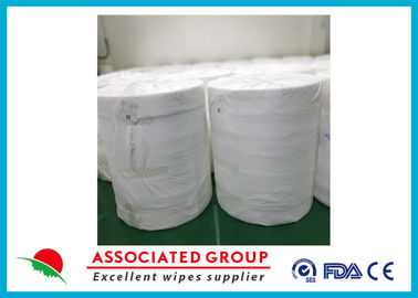Breathable Spunlace Non Woven Tissue Sheets Eco Friendly For Hygiene / Beauty Industry