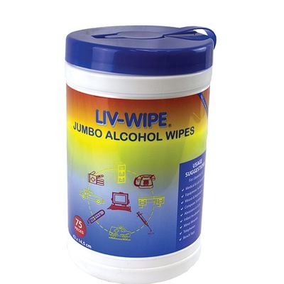 75pcs Dry Wipes For Jumbo Alcohol Wipes Manufacturer Kill 99.9% Of Bacteria
