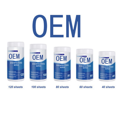 OEM Dry Wipes For Disinfectant Wet Wipes Kill 99.9% Of Germs Bacteria