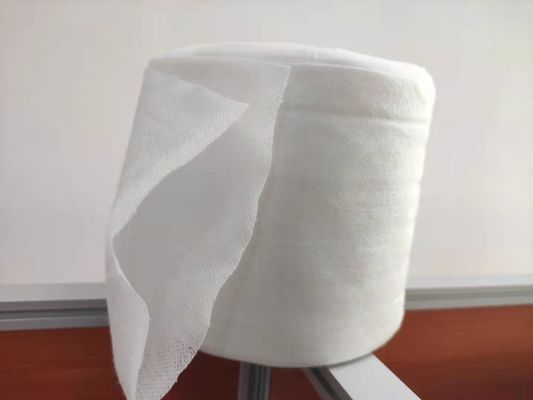 45g Double Layer Dry Wipes Roll Made By Mesh Spunlace Nonwoven Fabrics