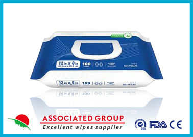 Natural Disposable Adult Wet Wipes , Nonwoven Spunlace Wipes