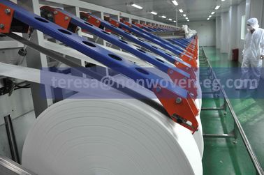 70% PET Spunlace Nonwoven Fabric Lint Free Wet Wipes Raw Materials