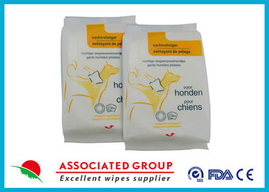 Needle Punched Nonwoven Wet Wash Glove Pet Hair Glove 20 Counts