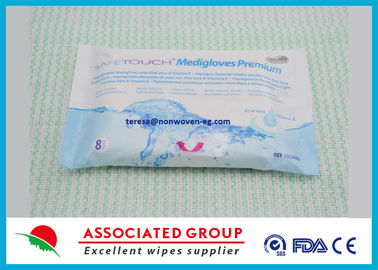Medical Exfoliating Bath Gloves Patient Washing Body With Vitamin E