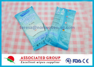 Medical Patient Wet Wash Glove Bathing Wipes Perfumed Free Ultra Soft