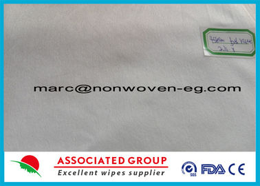 50% Viscose 50% Polyester Spunlace Nonwoven Fabric Cross Lapping Plain Pattern