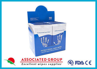 Individually Wrapped Portable Antibacterial Surface Wipes Thick And Durable