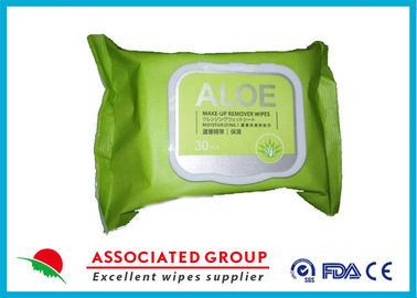 Alove Skin Care Makeup Removing Wipes , Fresh Style Antibacterial Feminine Wipes Easy Handled 30pcs