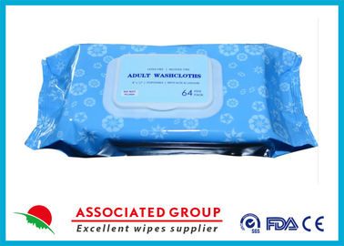 Premium Spunlace Adult Wet Wipes , Disposable Adult Wash Cloth Extra Large Size
