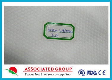 Pearl Pattern Spunlace Nonwoven Wipes 10~220cm Width Soft Hand style