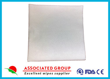 60~110 Gsm Disposable Dry Wipes , Hospital Dry Baby Wipes Strong Tensile Stretch