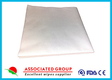 60~110 Gsm Disposable Dry Wipes , Hospital Dry Baby Wipes Strong Tensile Stretch