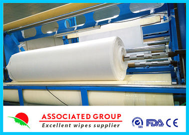 White Needlepunch Non Woven Roll Viscose & Polyester / Es / Pp 40~1200gsm