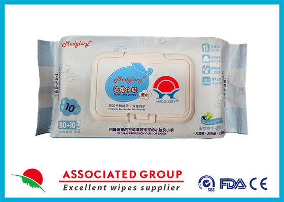 90 Pcs Degradable Baby Wet Wipes Free From Colorants And Perfumes For Sensitive Skin