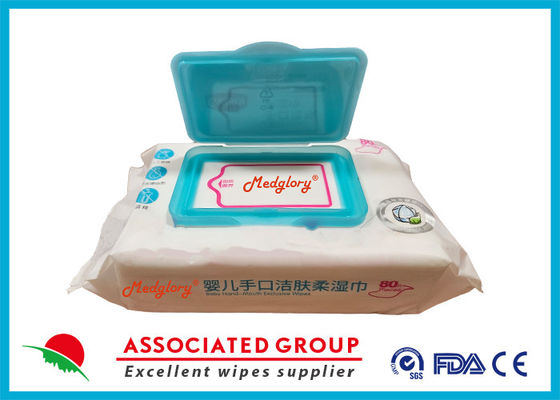 Natural Degradable Baby Hand Mouth Exclusive Wipes With Food Grade Xylitol