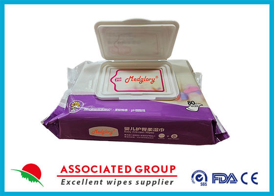 Natural Degradable Baby Anti Rash Nappy Wipes With Oat Kernel Extract