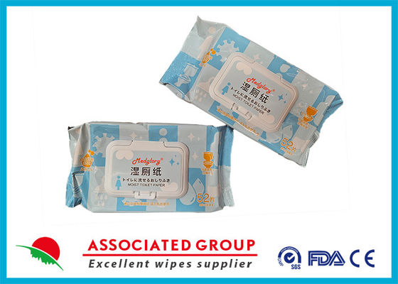 Flushable Toilet Wet Tissue ISO Verified, Safe To Flush | 52 Wipes Per Pack Packaging May Vary