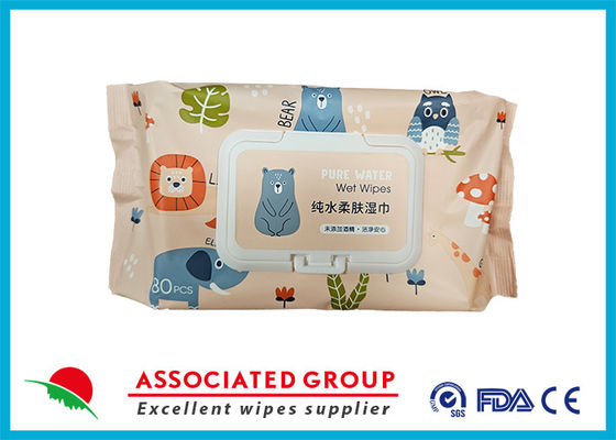 Yuanai Pure Water Baby Wet Wipes Soft Cleaning Hypoallergenic and Unscented