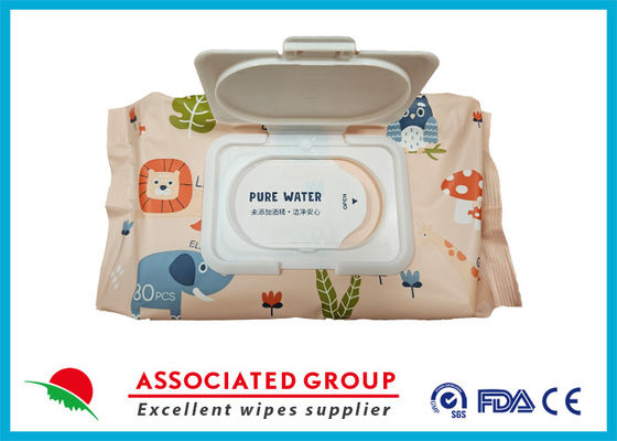 Yuanai Pure Water Baby Wet Wipes Soft Cleaning Hypoallergenic and Unscented
