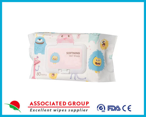 Natural Non Irritating Fragrance Free Water Baby Wipes Unscented For Baby Cleaning