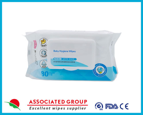 Cleansing & Moisturizing 2-in-1 Sensitive Biodegradable Hypoallergenic Baby Wipes with Lid