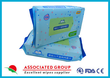 Plain Spunlace Disposable Dry Wipes Nonwoven Fabric For Cleaning Body / Hand