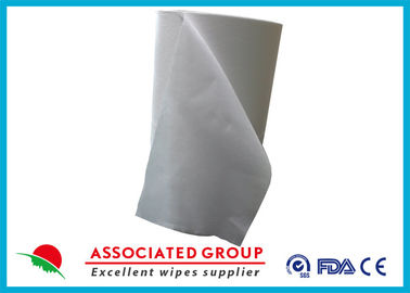 Spunlace Nonwoven Disposable Dry Washcloths 100 % Cotton No Pilling / Fuzzing