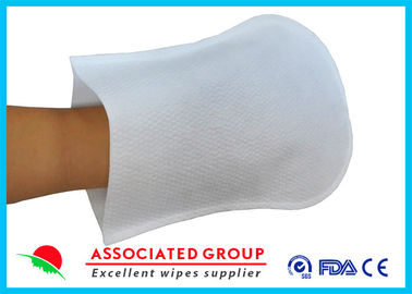 Coat Plastic Film Body Wash Gloves Small Dot 50 % Vis + 50 % Pes Material