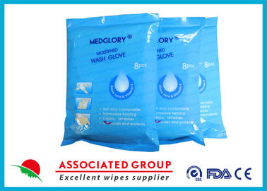 Disposable Wet Wash Glove No Irritation Microwavable With Non - Woven Material