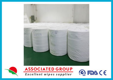 Breathable Spunlace Non Woven Tissue Sheets Eco Friendly For Hygiene / Beauty Industry