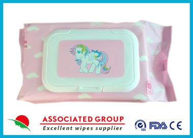 Cleaning Bathing Flushable Wet Toilet Wipes , Wet Wipes Toilet Paper Customized