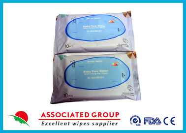 Skin Care Baby Wet Wipes No Alsohol Portable Biodegradable For Hand / Mouth Cleaning