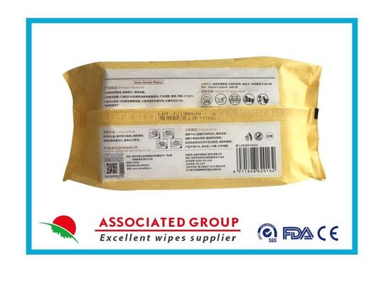 Alcohol Free Honeysuckle Extract Antibacterial Wet Wipes