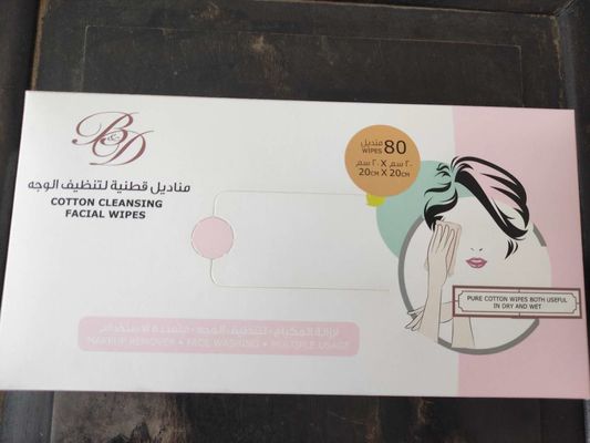 Multiple Usage 35g Cotton Cleansing Facial Wipes Makeup Remover Face Washing