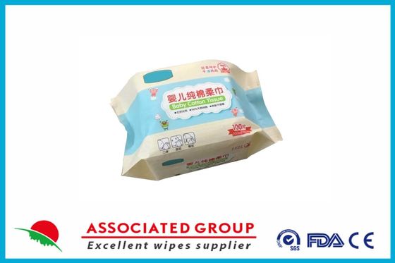 Good Water Absorption 100% Pure Cotton Baby Disposable Dry Wipes Hygienic